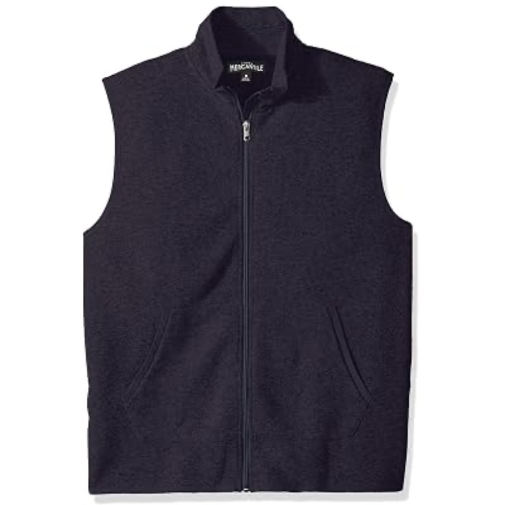 NWT J Crew mercantile men fleece zip up vest Sz XL